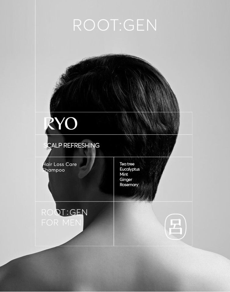 Ryo Root:Gen For Men Hair Loss Care Shampoo 515ml