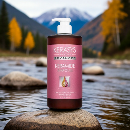 Kerasys Advanced Keramide Ampoule Damage Clinic Hair Shampoo 1L