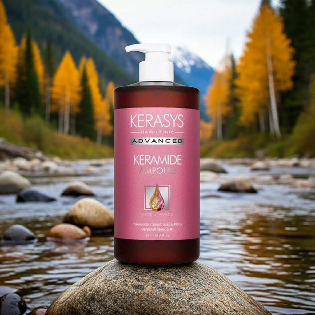 Kerasys Advanced Keramide Ampoule Damage Clinic Hair Shampoo 1L
