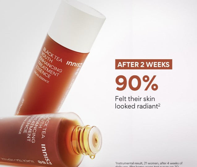 Innisfree Black Tea Youth Enhancing Treatment Essence 145ml (BLACK TEA + PEPTIDE)
