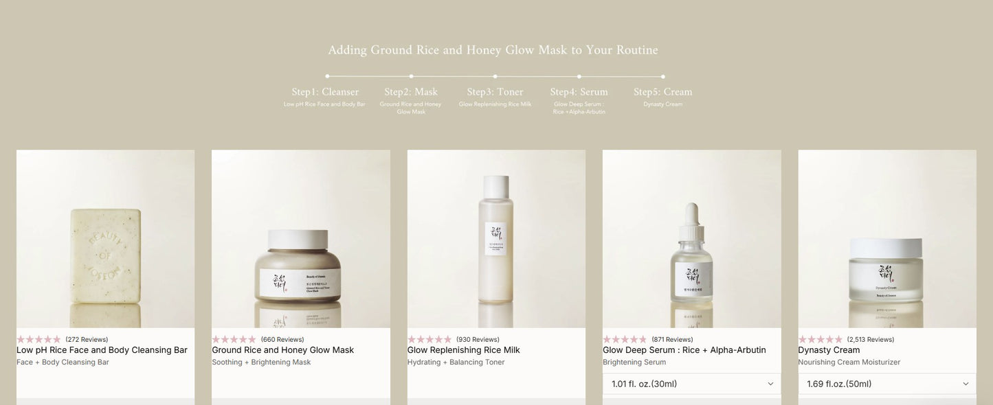 Beauty of Joseon Glow Deep Serum: Rice + Alpha-Arbutin 30ml