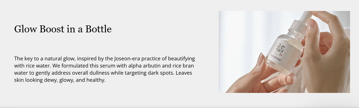 Beauty of Joseon Glow Deep Serum: Rice + Alpha-Arbutin 30ml