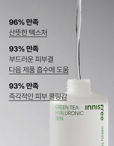 Innisfree Green Tea Hyaluronic Skincare Set