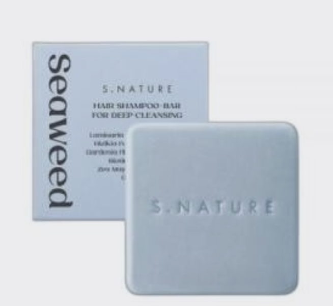 S.NATURE HAIR SHAMPOO-BAR FOR DEEP CLEANSING 100g