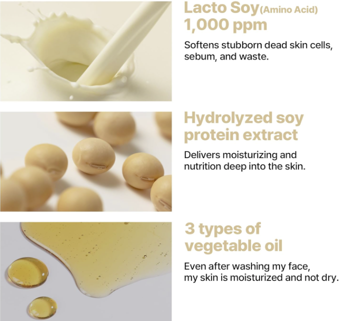 [SOME BY MI] Lacto Soy Low pH Morning Cleansing Bar 90g