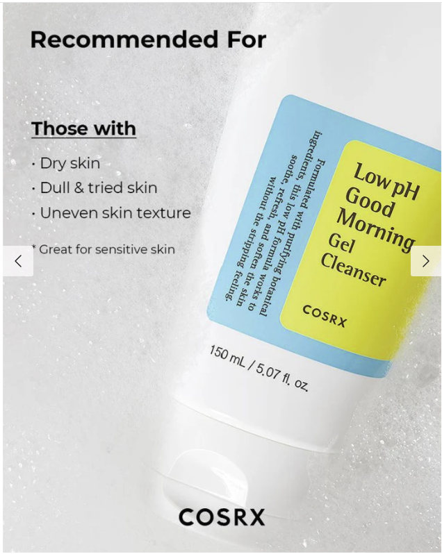 COSRX Low pH Good Morning Gel Cleanser 150ml