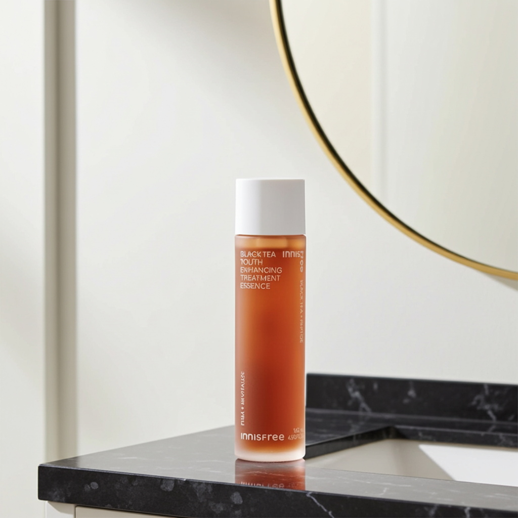 Innisfree Black Tea Youth Enhancing Treatment Essence 145ml (BLACK TEA + PEPTIDE)