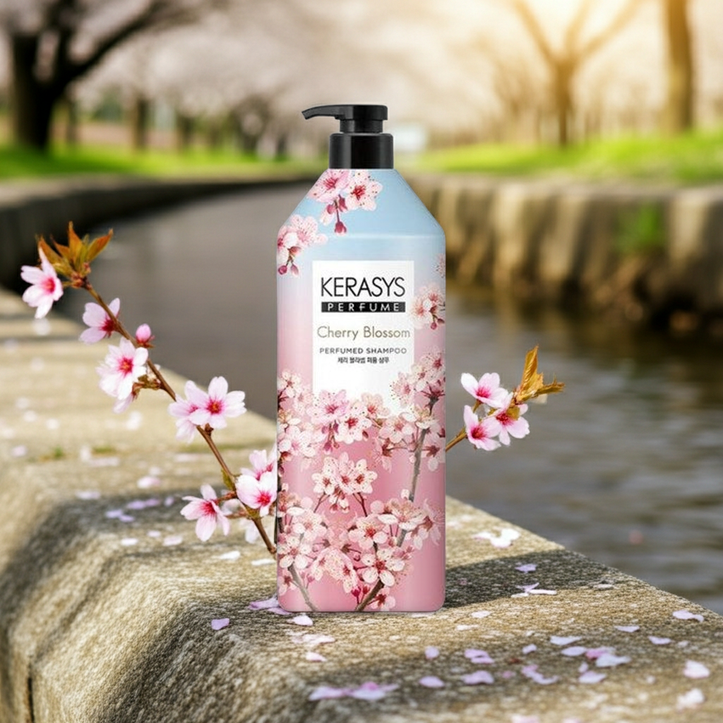 Kerasys Cherry Blossom Perfumed Hair Shampoo 1,000ml
