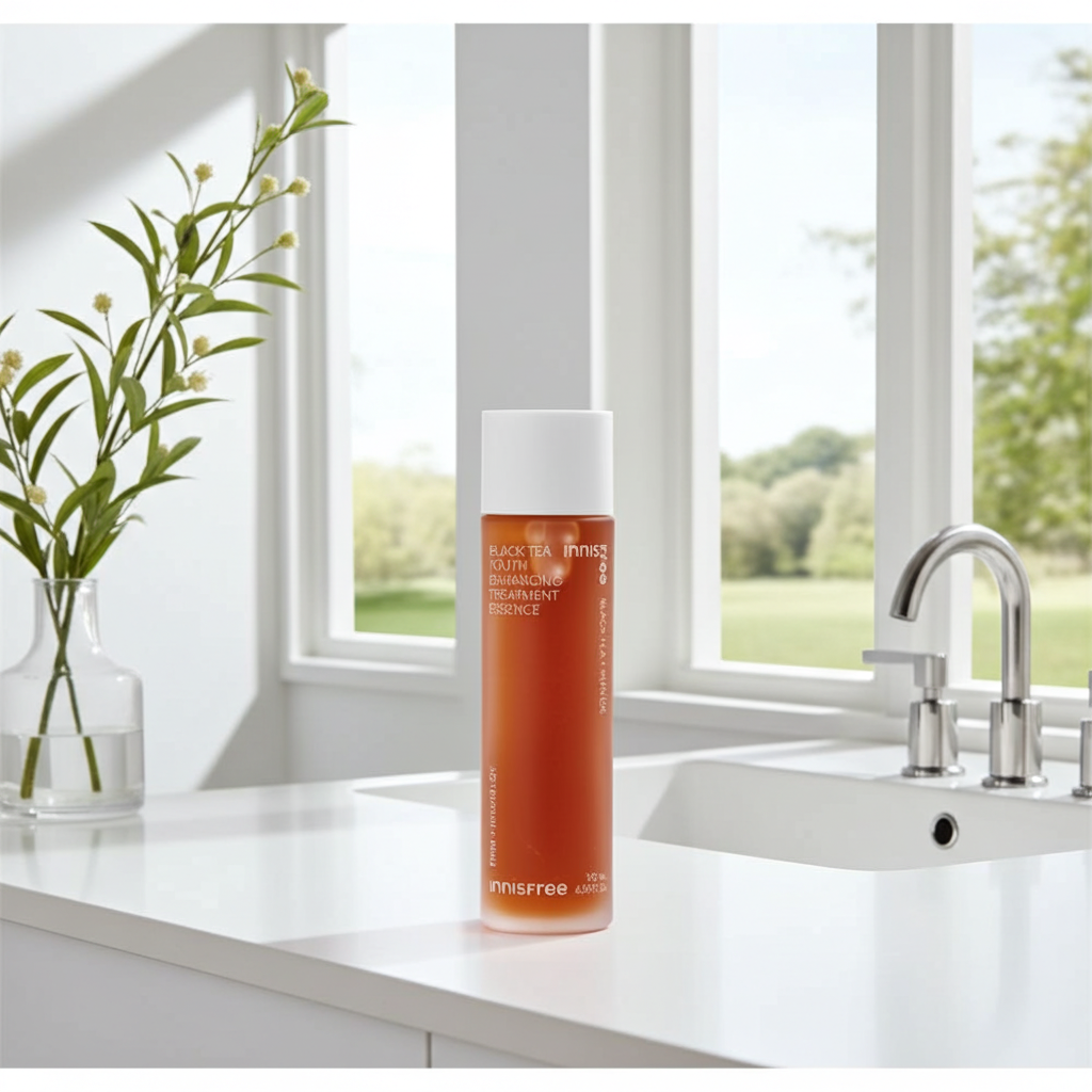 Innisfree Black Tea Youth Enhancing Treatment Essence 145ml (BLACK TEA + PEPTIDE)