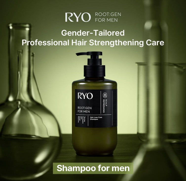 Ryo Root:Gen For Men Hair Loss Care Shampoo 515ml