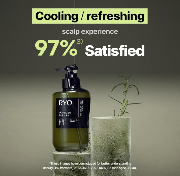 Ryo Root:Gen For Men Hair Loss Care Shampoo 515ml