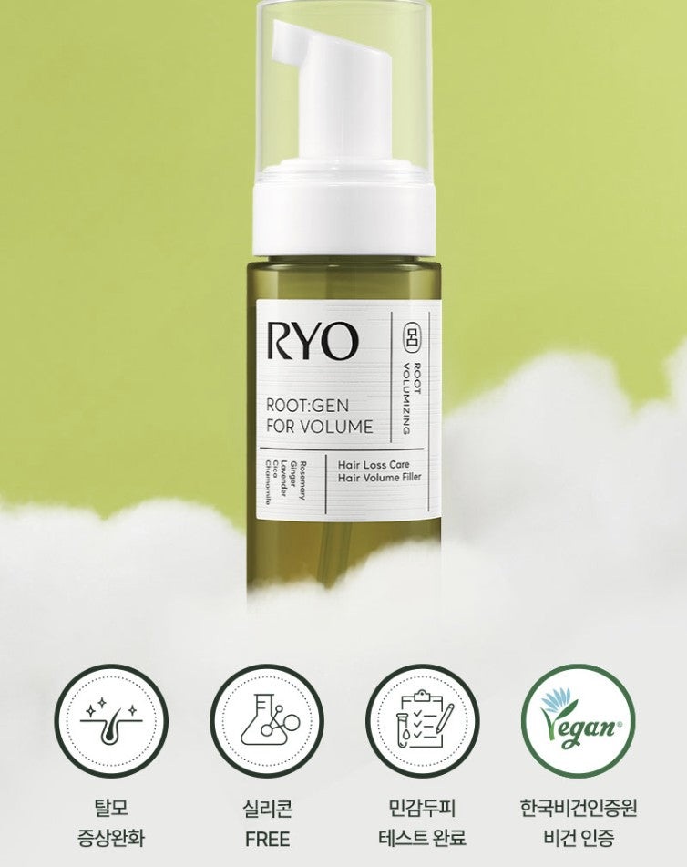 Ryo Root:Gen For Volume Hair Loss Care Hair Volume Filler 150ml