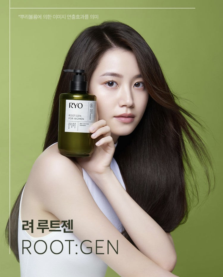 Ryo Root:Gen For Women Hair Loss Care Shampoo 515ml