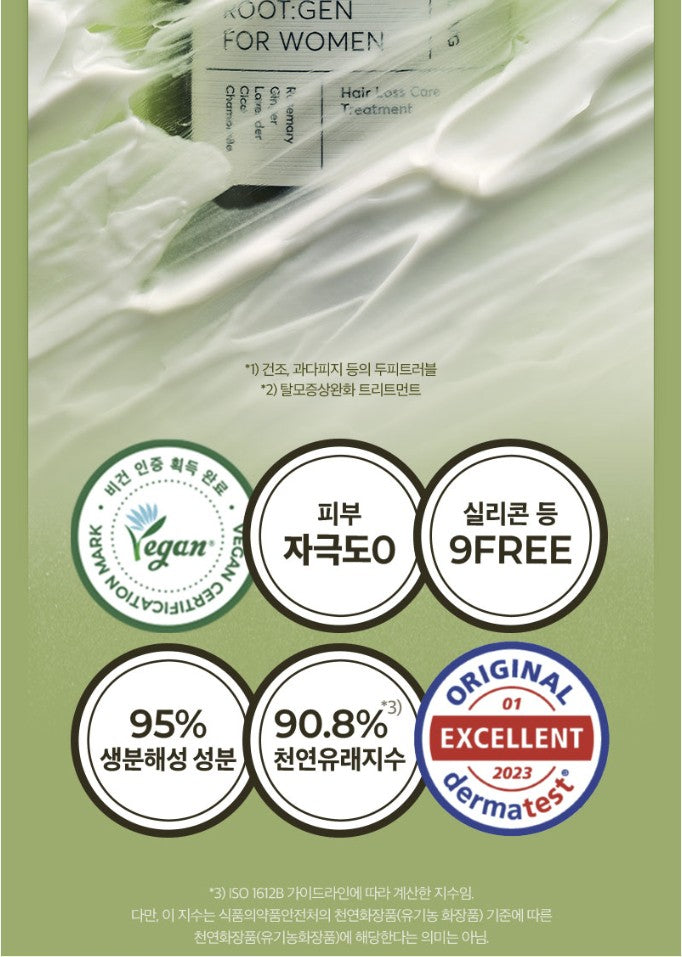 Ryo Root:Gen For Women Hair Loss Care Treatment 515ml