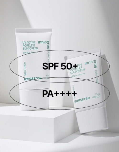 Innisfree UV Active Poreless Sunscreen 50ml SPF50+ PA++++