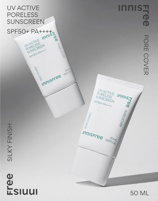 Innisfree UV Active Poreless Sunscreen 50ml SPF50+ PA++++