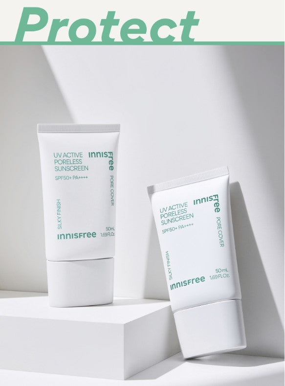 Innisfree UV Active Poreless Sunscreen 50ml SPF50+ PA++++