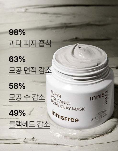 Innisfree Super Volcanic Pore Clay Mask 100ml (Pore Clearing Solution)