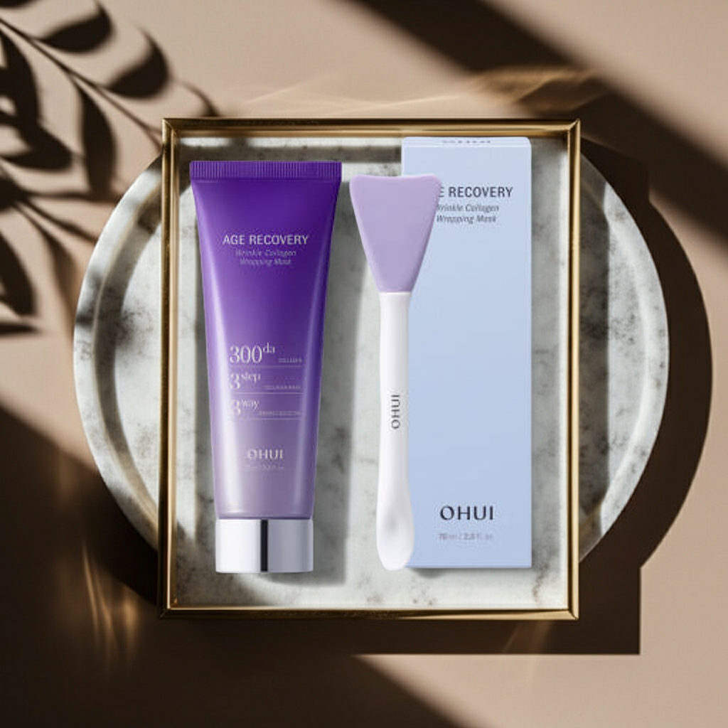 O HUI Age Recovery Wrinkle Collagen Wrapping Mask 70ml