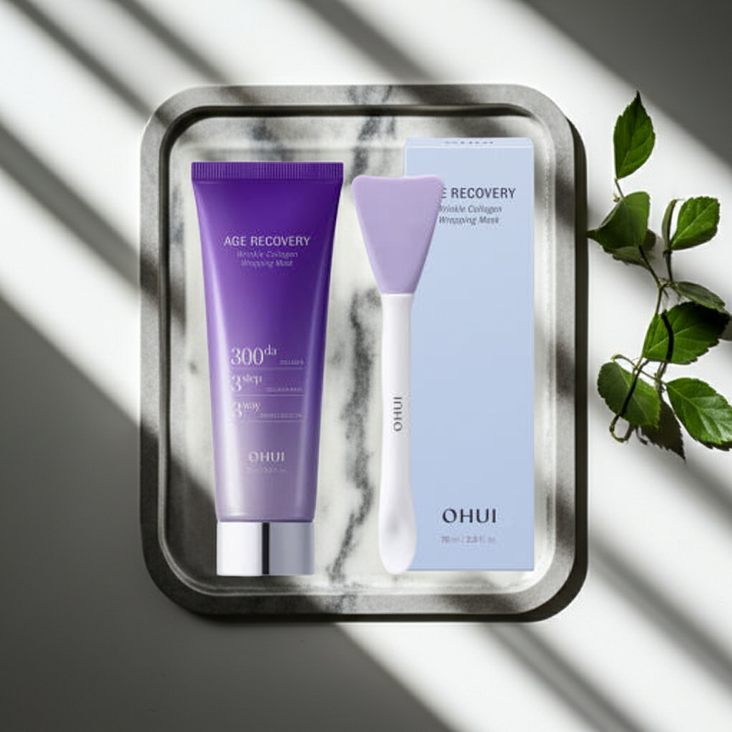O HUI Age Recovery Wrinkle Collagen Wrapping Mask 70ml