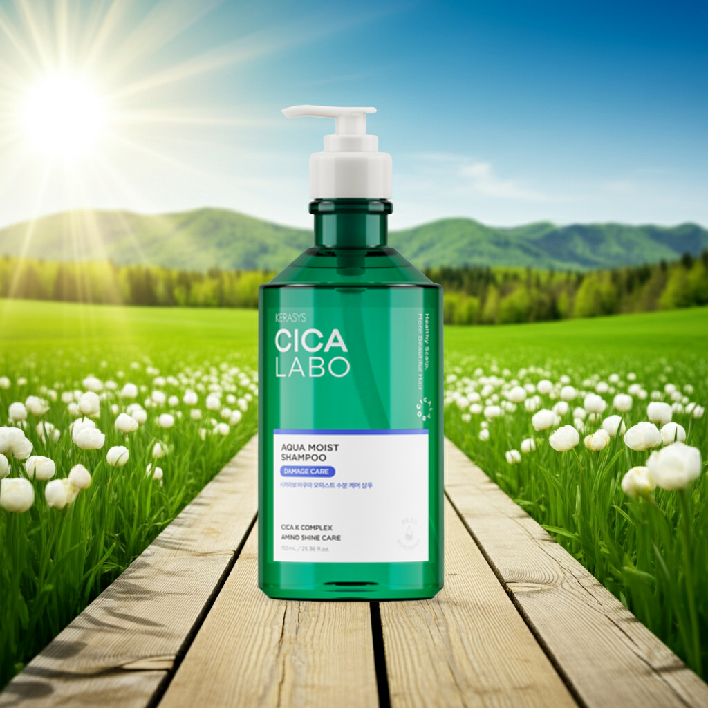 Kerasys CICA LABO Aqua Moist Hair Shampoo 750ml