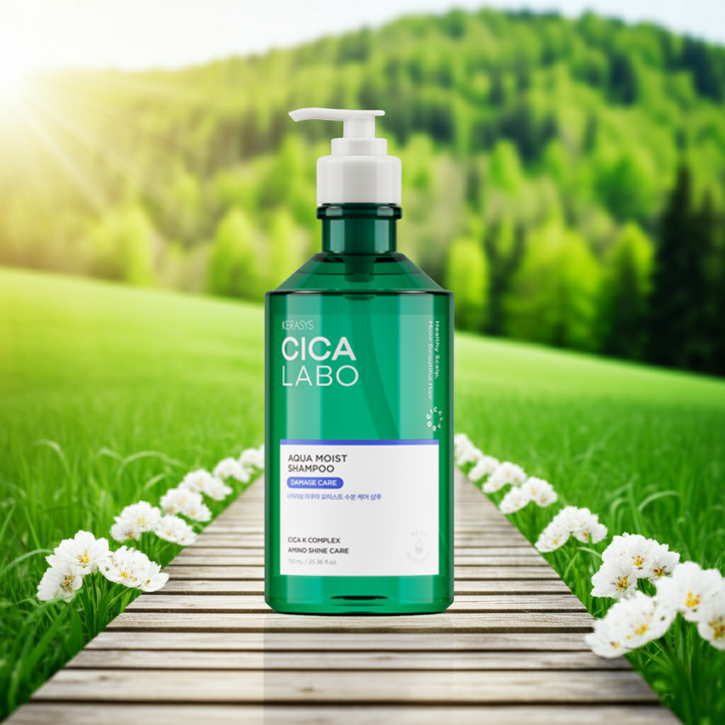 Kerasys CICA LABO Aqua Moist Hair Shampoo 750ml