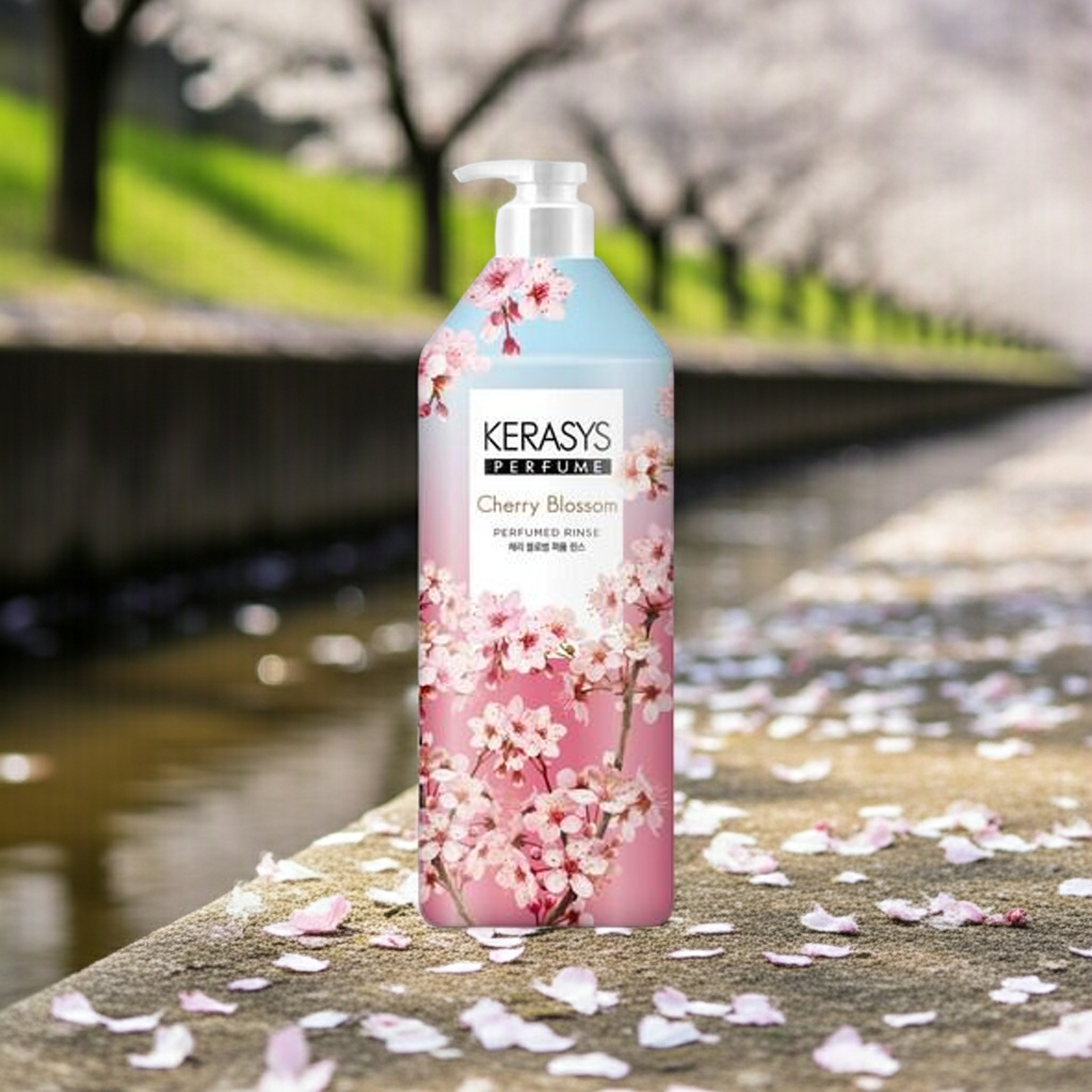 Kerasys Cherry Blossom Perfumed Rinse Hair Conditioner 1,000ml