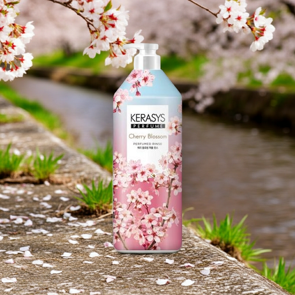 Kerasys Cherry Blossom Perfumed Rinse Hair Conditioner 1,000ml